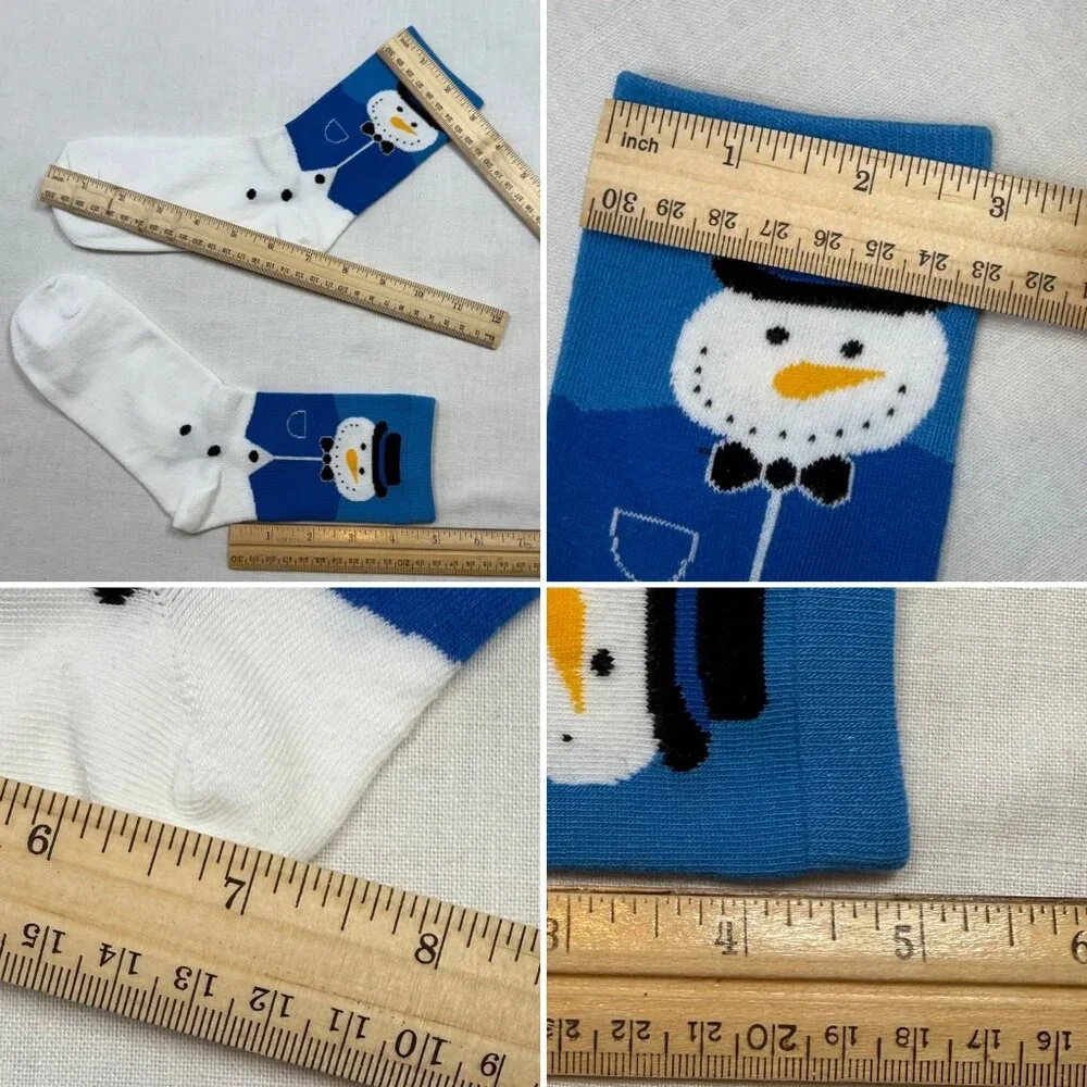 Christmas Holiday Womens Socks One Size 5 Pair Festive Winter Bundle Cozy Set
